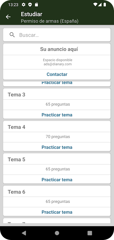 ExamenesCazador.com Screenshot 2 