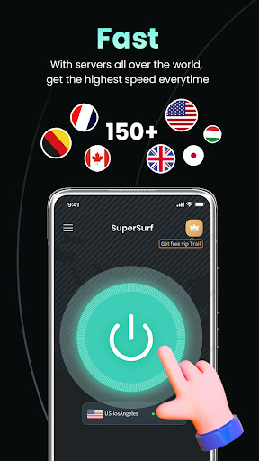 SuperSurf VPN - Fast &Safe VPN Screenshot 3 