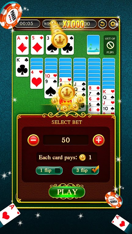 Vegas Solitaire : Lucky Bet Screenshot 2