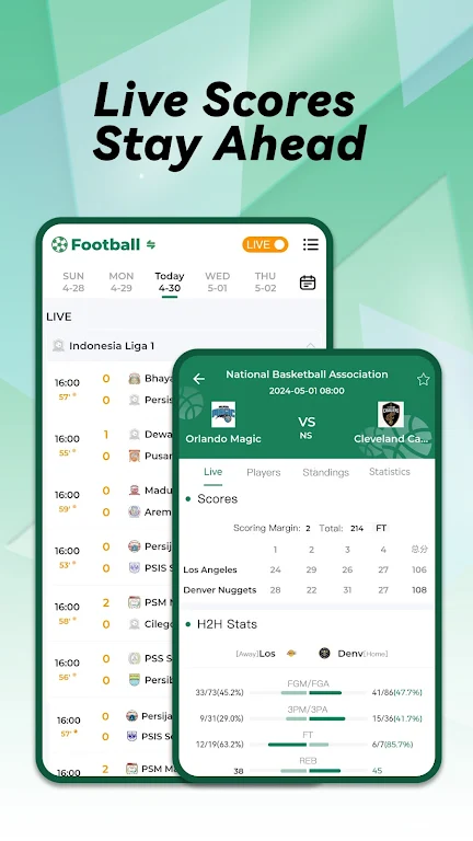 Xscorez - Euro Live Scores Screenshot 2 