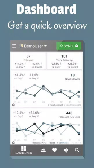 Follower Stats for Instagram Screenshot 1 