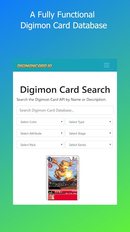 Deck Builder for Digimon TCG Screenshot 1