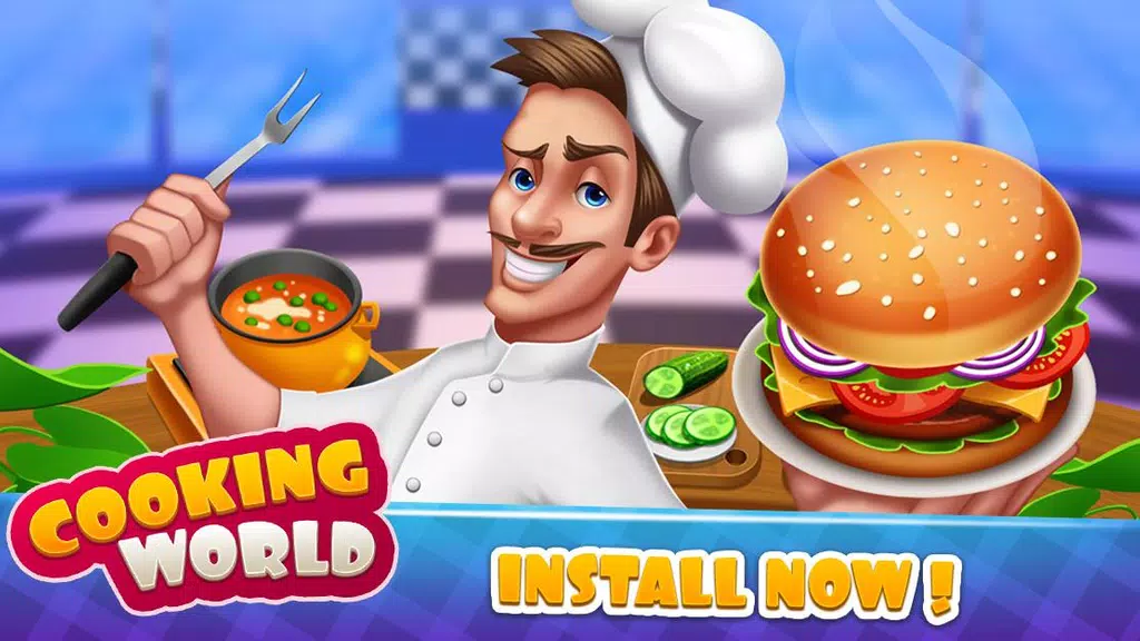 Cooking World - Food Fever & Restaurant Craze Screenshot 1 