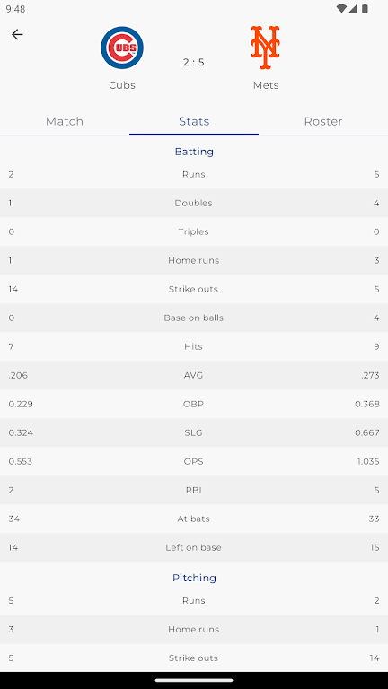 MLB Scores Screenshot 3