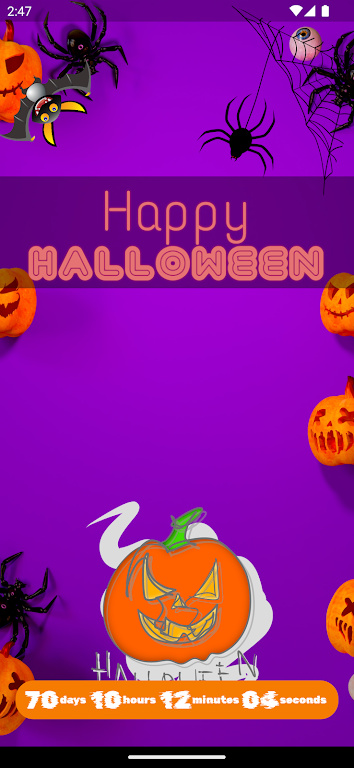 How long until Halloween? Screenshot 2 