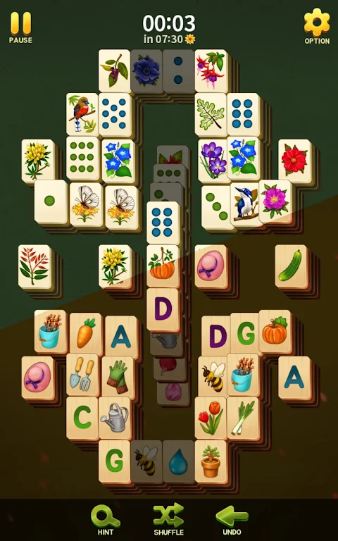 Mahjong Blossom Solitaire Screenshot 2 