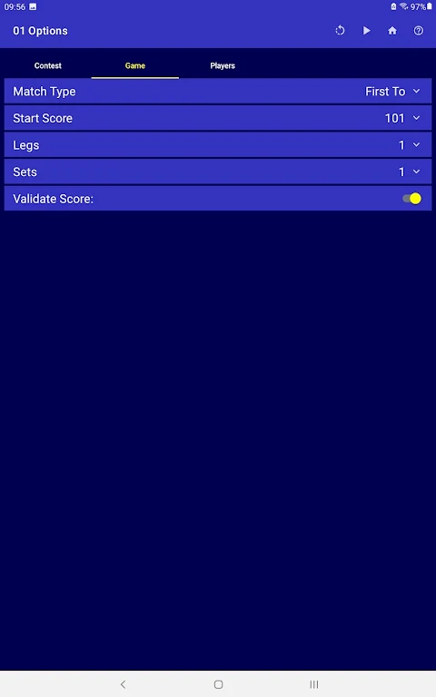 Double Top Darts Scoreboard Screenshot 3