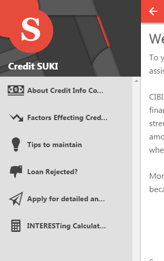 CIBIL Score estimator Screenshot 1