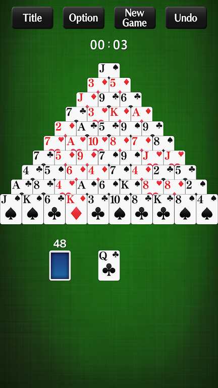 Pyramid Solitaire[card game] Screenshot 3