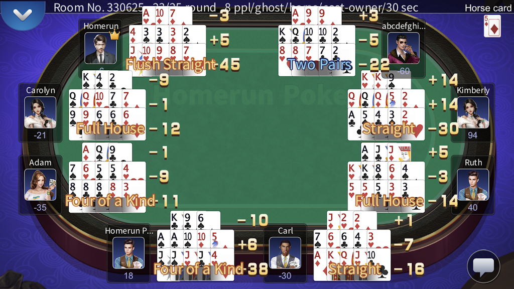 Chinese poker - Homerun Screenshot 1