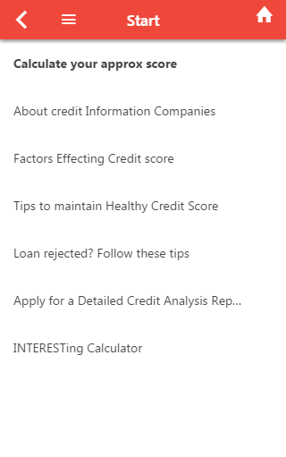 CIBIL Score estimator Screenshot 3