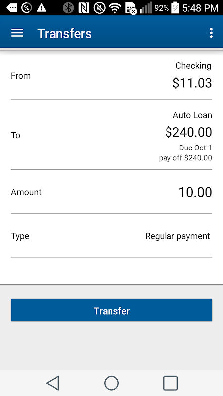 Landmark Credit Union Mobile Screenshot 2 