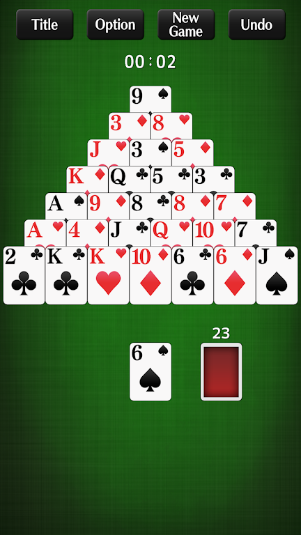 Pyramid Solitaire[card game] Screenshot 1