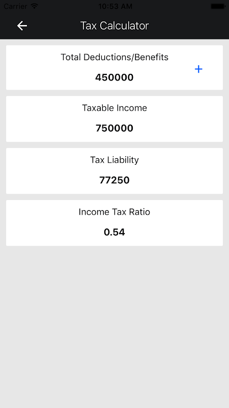 Income Tax Calculator India Screenshot 4