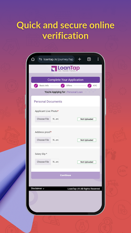 LoanTap: Instant Personal Loan Screenshot 4 