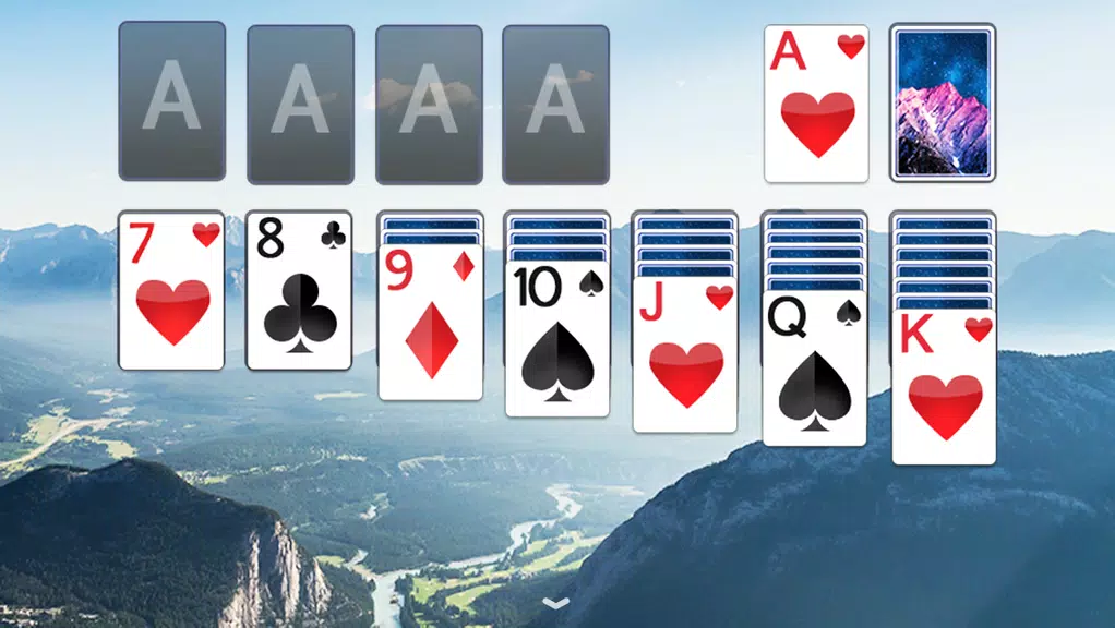 Solitaire Mountain Top Theme Screenshot 3 