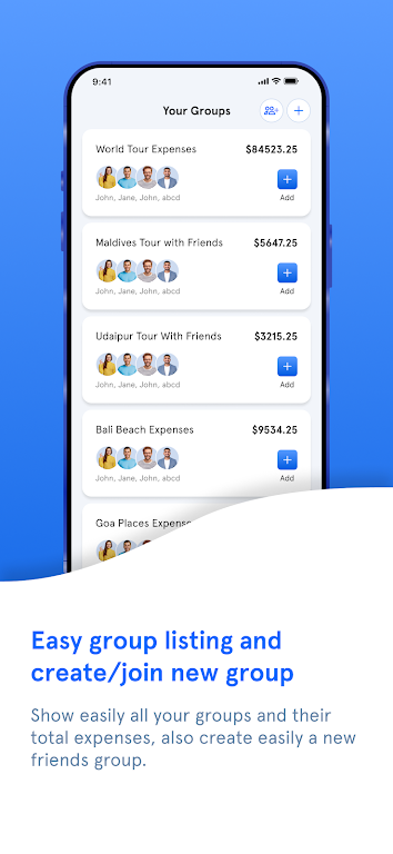 Group Cost Split Screenshot 2