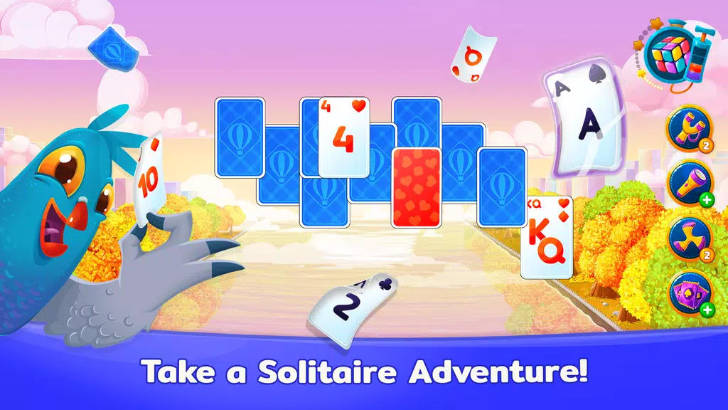 SoliTown – Solitaire Tripeaks Screenshot 1