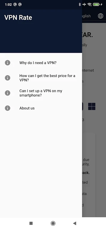 VPN Rate for Android Screenshot 2