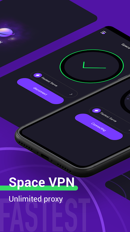 Space VPN- Security Fast Proxy Screenshot 1