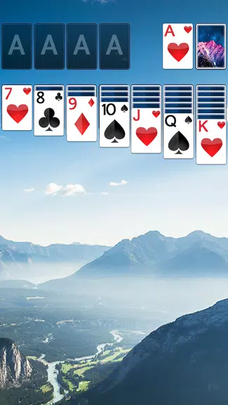 Solitaire Mountain Top Theme Screenshot 1