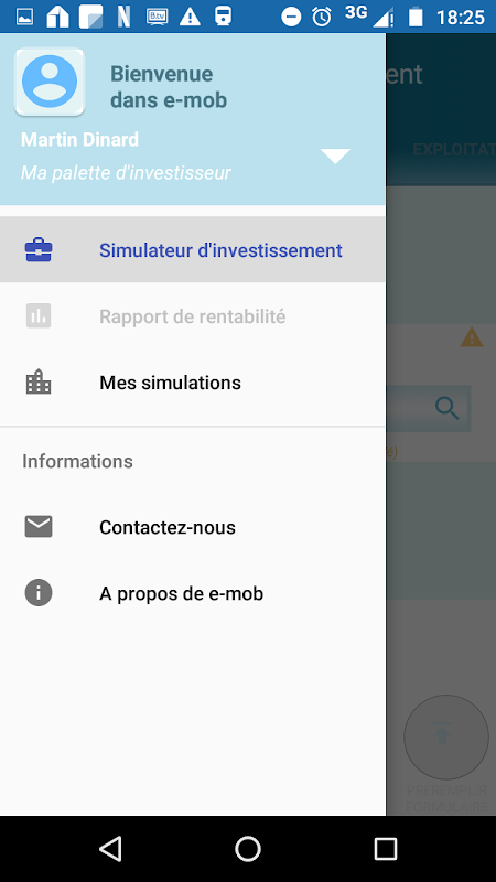 Rentabilité, Investissement, Locatif e-MOB Screenshot 1 