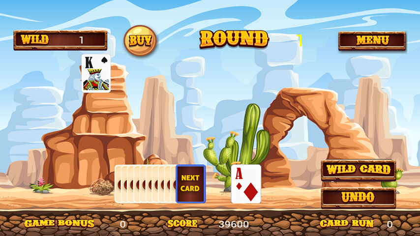 Wild West Tri Peaks Solitaire Screenshot 3