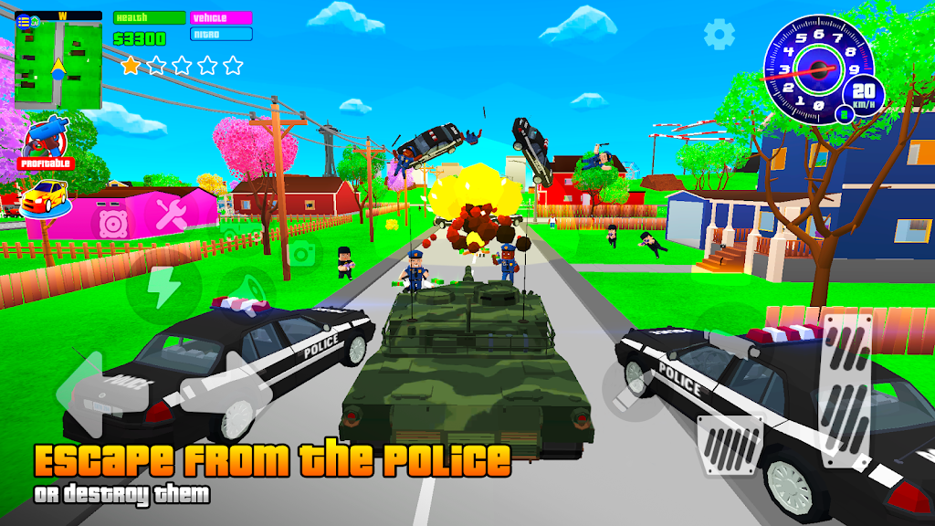 Gangs Wars: Pixel Shooter RP Screenshot 1 