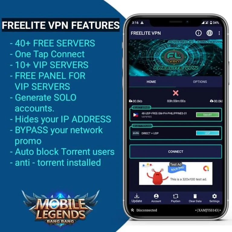 FREELITE VPN Screenshot 2 