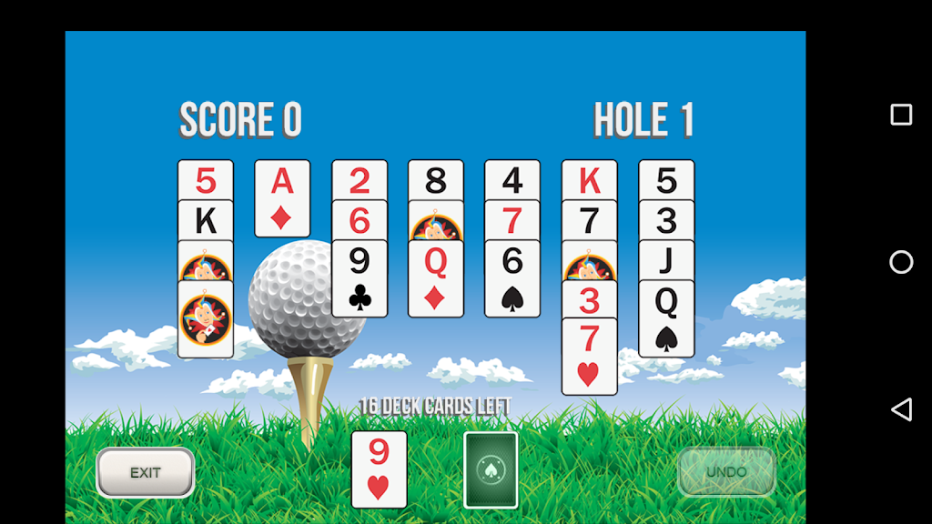 Golf Solitaire 18 Screenshot 1 