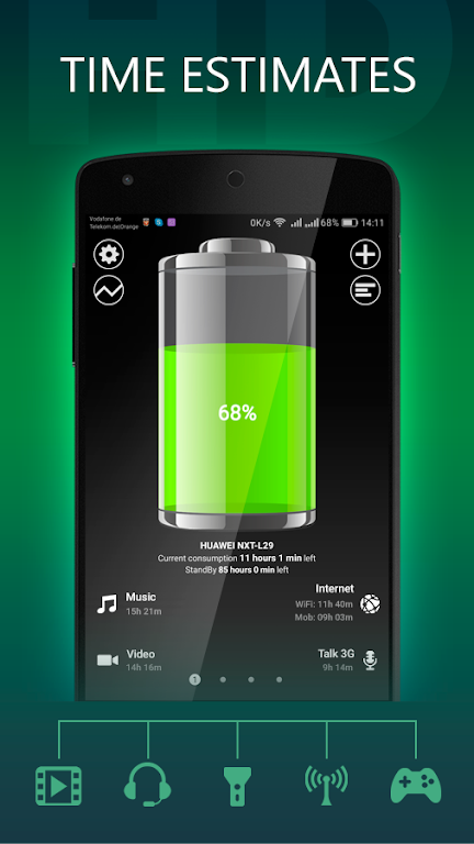 Battery HD Pro Mod Screenshot 1