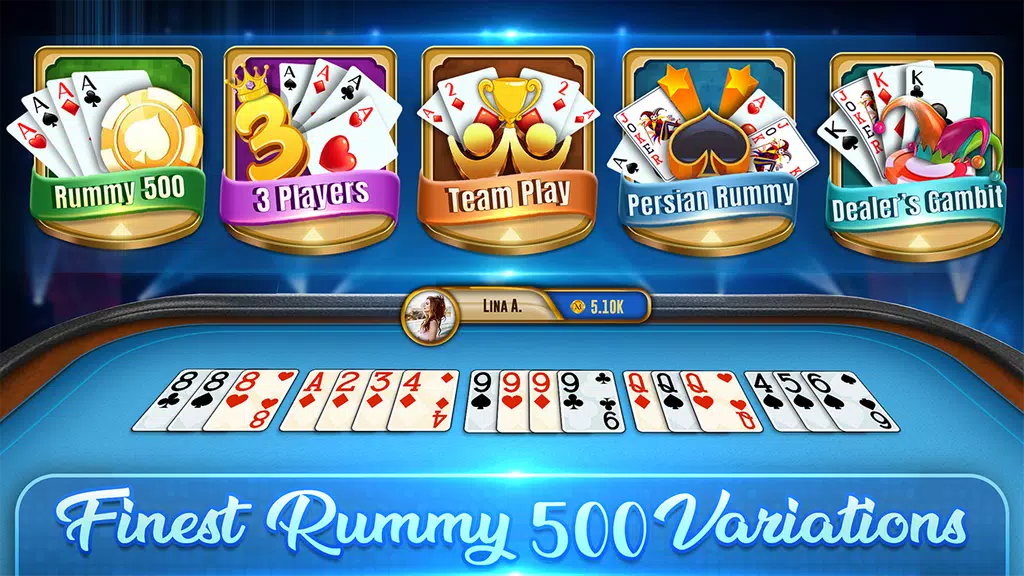 Rummy 500 - Offline Card Games Screenshot 3 