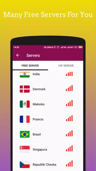 Sun VPN - Fast Secure Unblok & Unlimited VPN Proxy Screenshot 3 