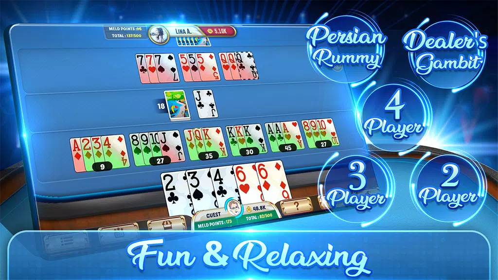 Rummy 500 - Offline Card Games Screenshot 2 