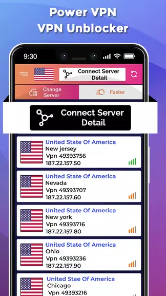 Power VPN-VPN Unblocker Screenshot 1