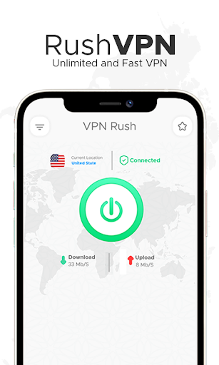 Rush VPN-Fast VPN Secure Proxy Screenshot 1 