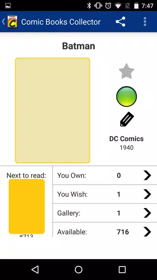 Comic Books Collector Screenshot 2