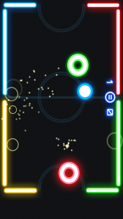 Glow Air Hockey Mod Screenshot 2