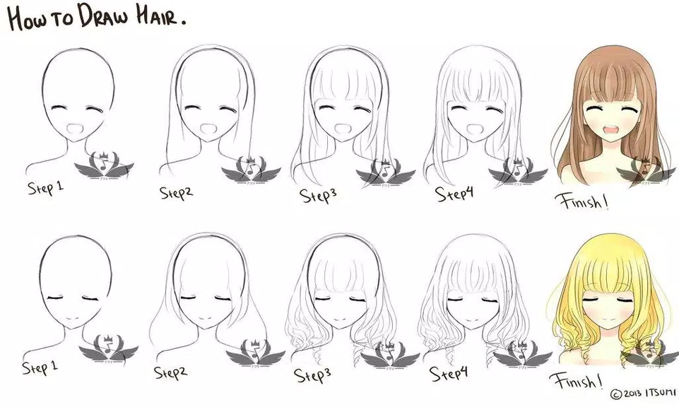 How To Draw Hair Screenshot 1 