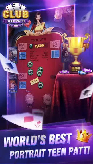 Teen Patti CLUB (3 Patti CLUB) Screenshot 1 