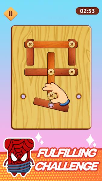 Wood Nuts & Bolts Puzzle Screenshot 5 