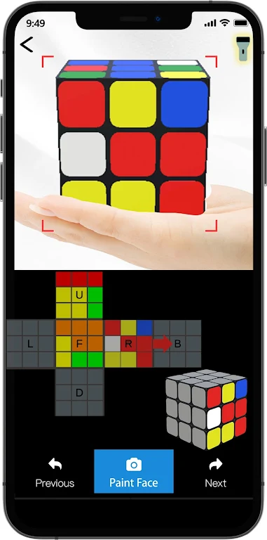 Magic Cube Solver-Cube Scanner Screenshot 1 