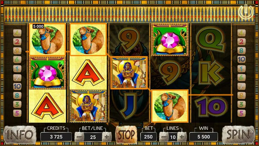 Ramses II Deluxe Slot Screenshot 3 