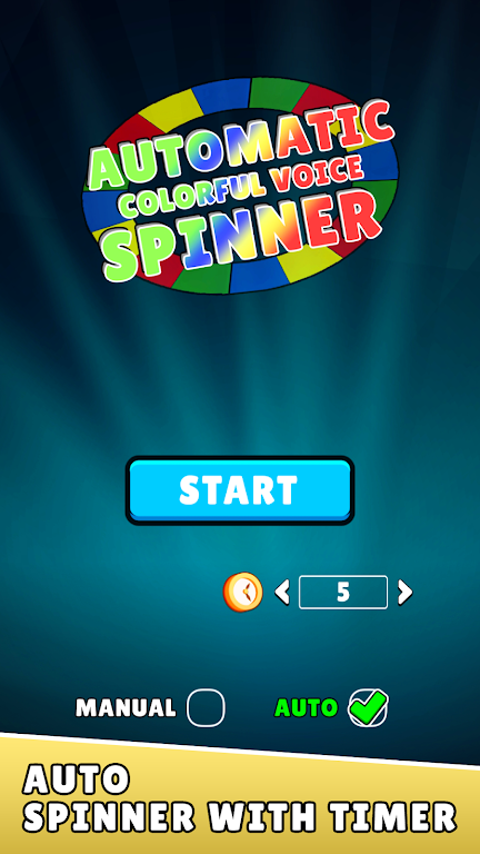 Auto Colorful Voice Spinner Screenshot 1 