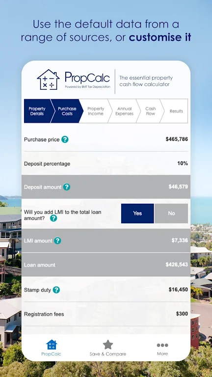 BMT PropCalc Screenshot 2 