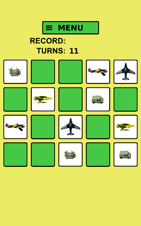 Pairs - Concentration to match up Screenshot 3