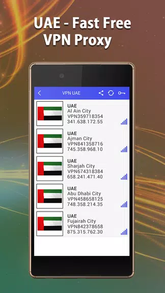 UAE - Fast Free VPN Proxy Screenshot 3