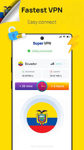 Ecuador VPN: Get Ecuador IP Screenshot 1 