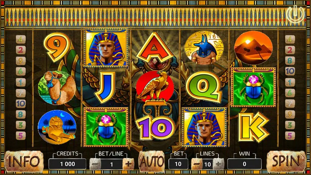 Ramses II Deluxe Slot Screenshot 2