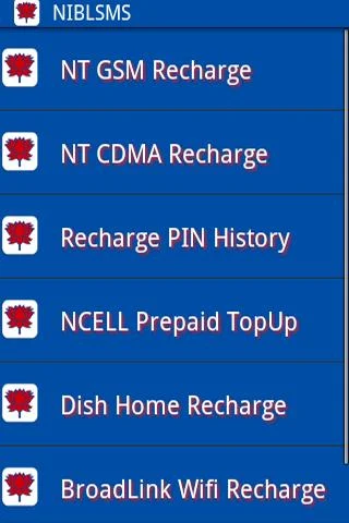 NIBL Mobile (SMS) Banking Screenshot 3